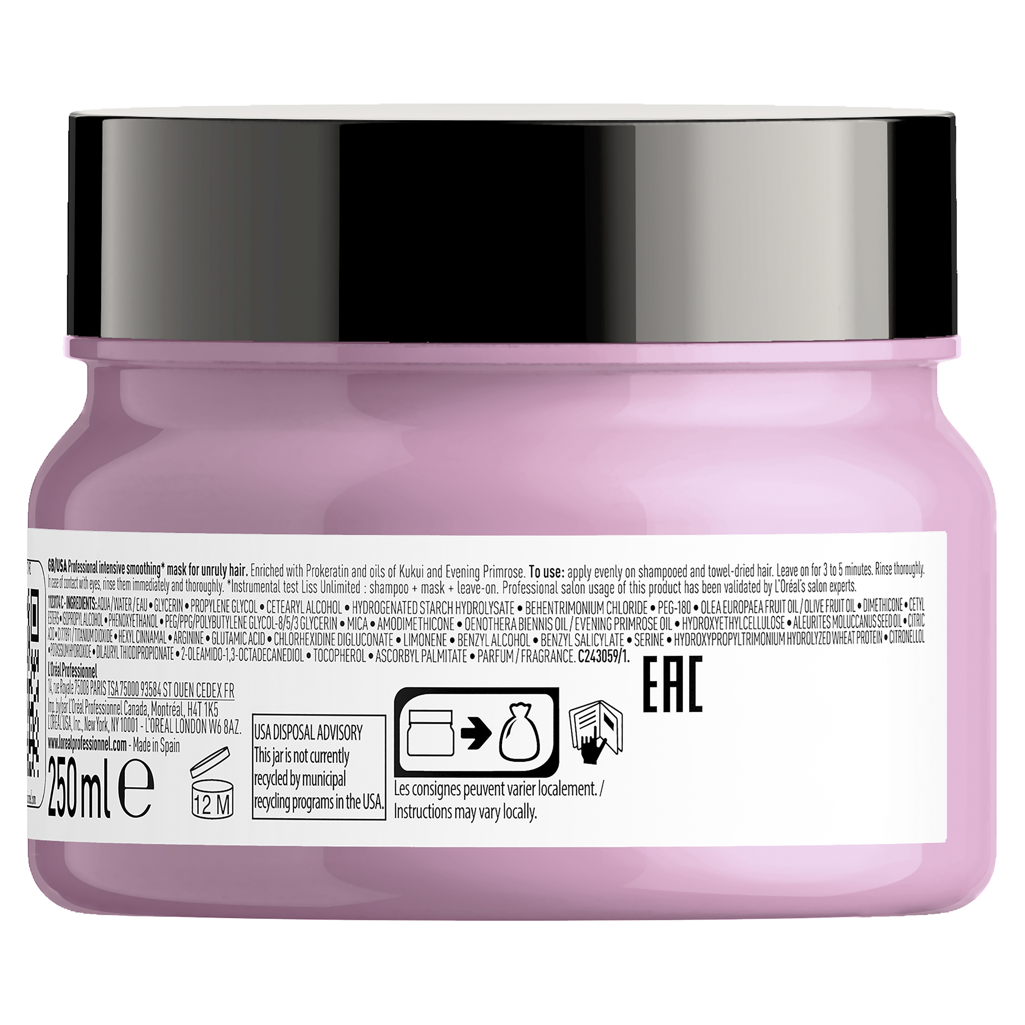 L'Oréal Professionnel Serie Expert Liss Unlimited Mask 250ml