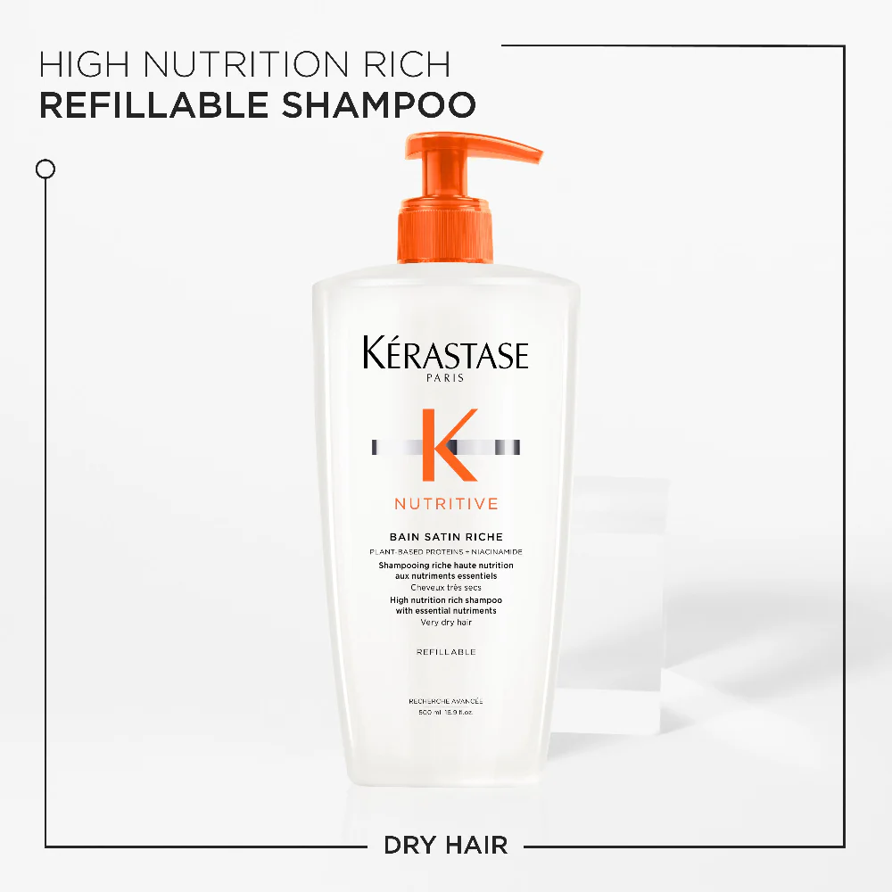 Kérastase Nutritive Bain Satin Riche Shampoo 500ml