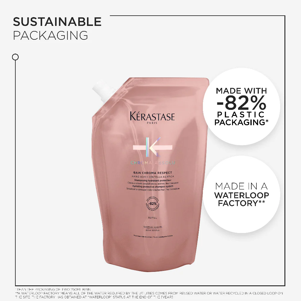 Kérastase Chroma Absolu Bain Chroma Respect Shampoo Refill Pouch 500ml