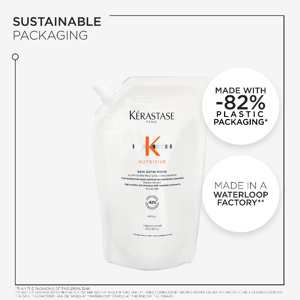 Kérastase Nutritive Bain Satin Riche Shampoo Refill Pouch 500ml