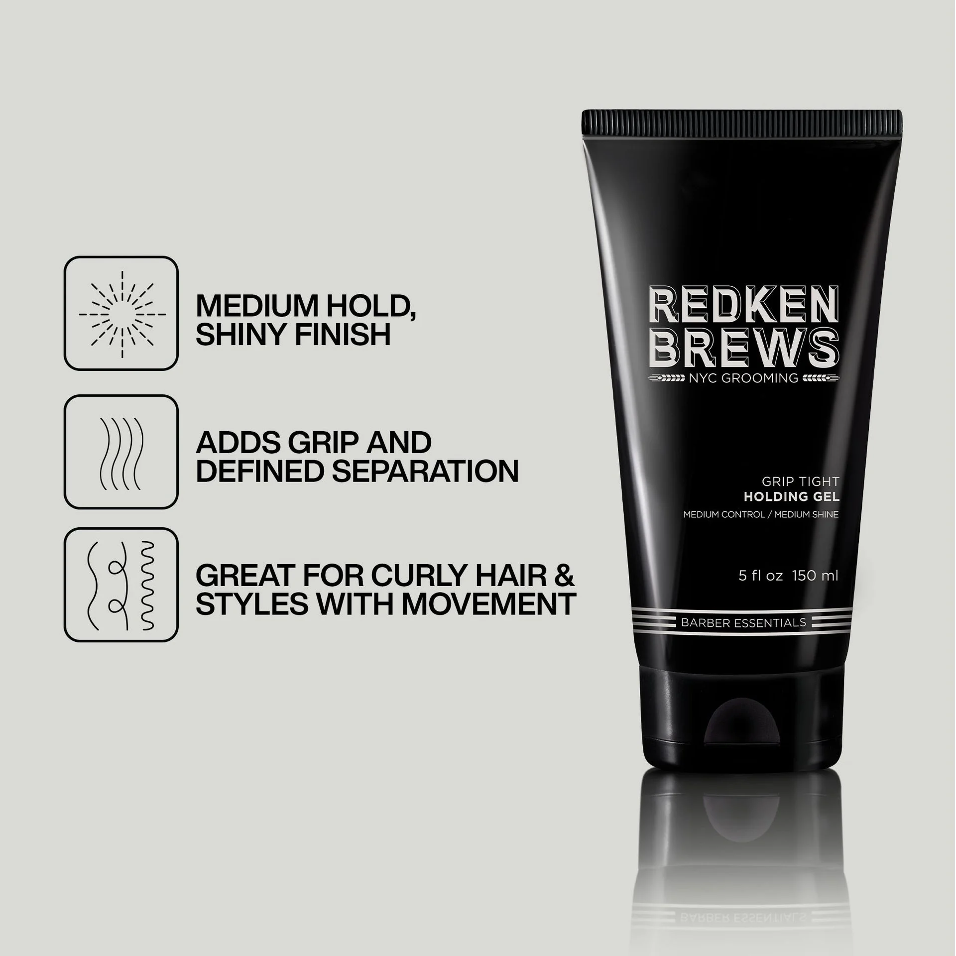 Redken Brews Grip Tight Holding Gel 150ml