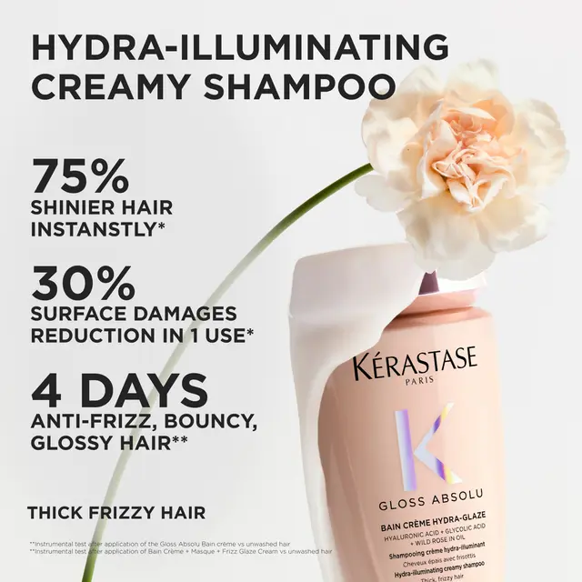 Kérastase Gloss Absolu Bain Crème Hydra-Glaze Rich Shampoo 250ml