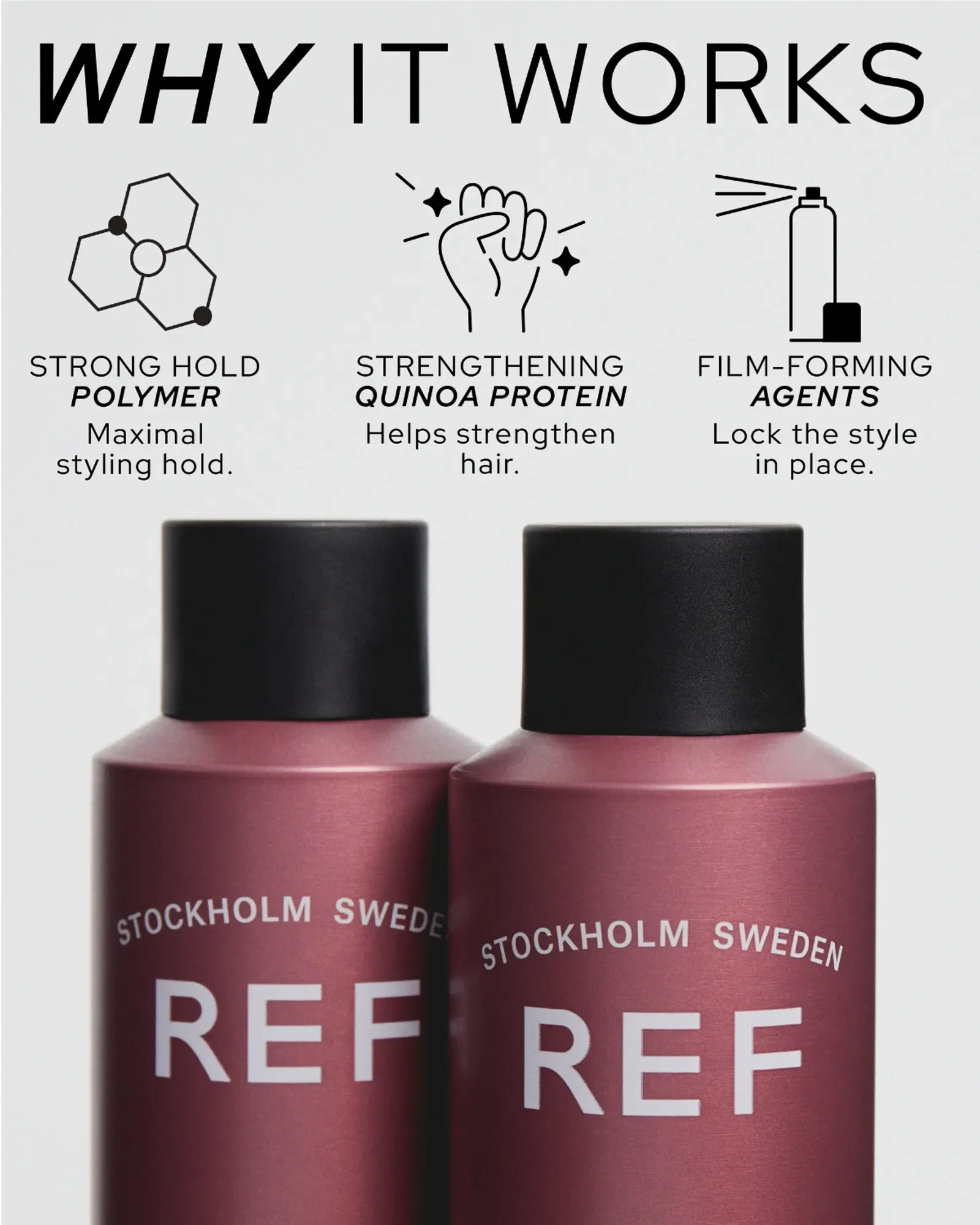 REF Extreme Hold Spray N°525 300ml