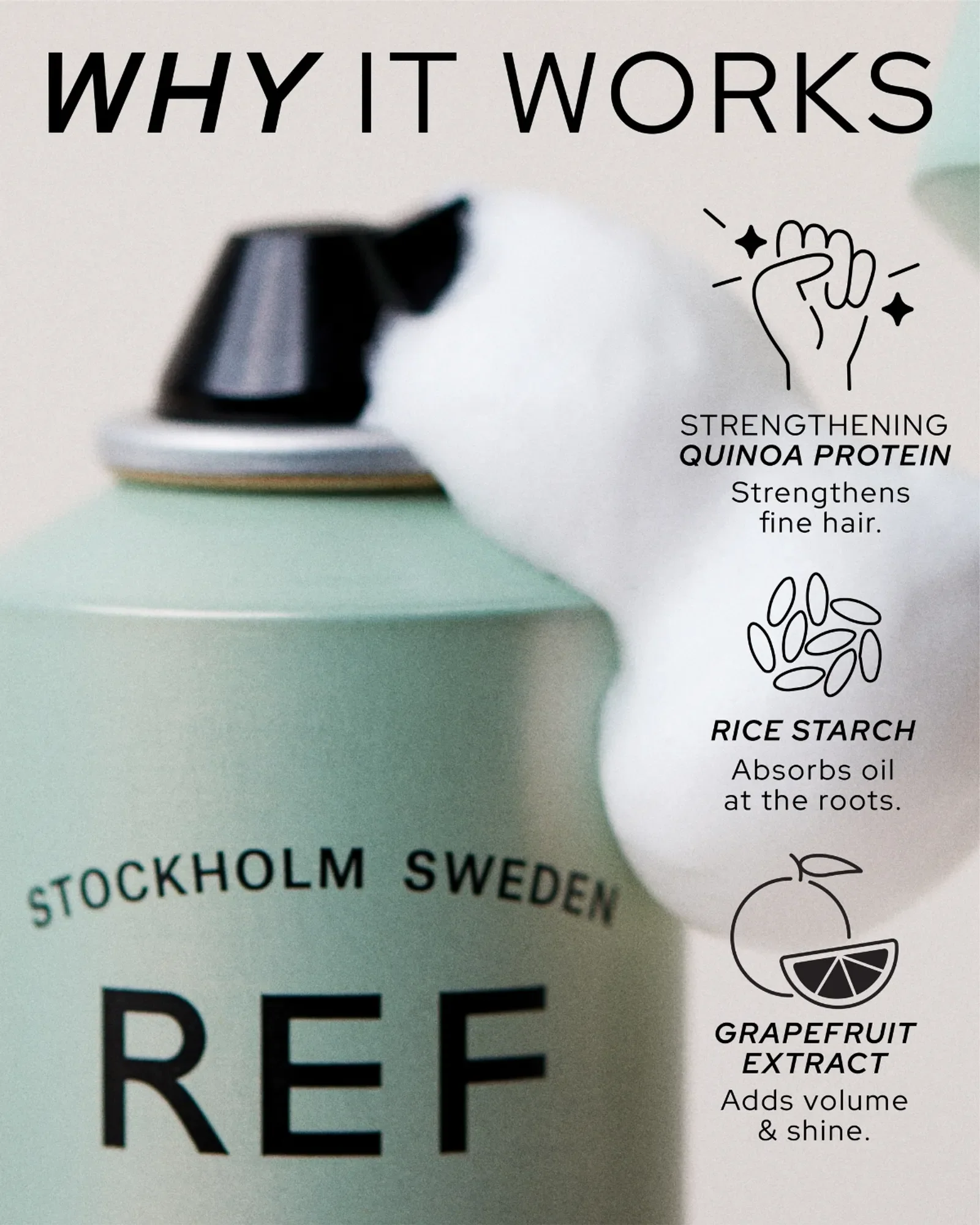 REF Weightless Volume Refreshing Mousse 200ml