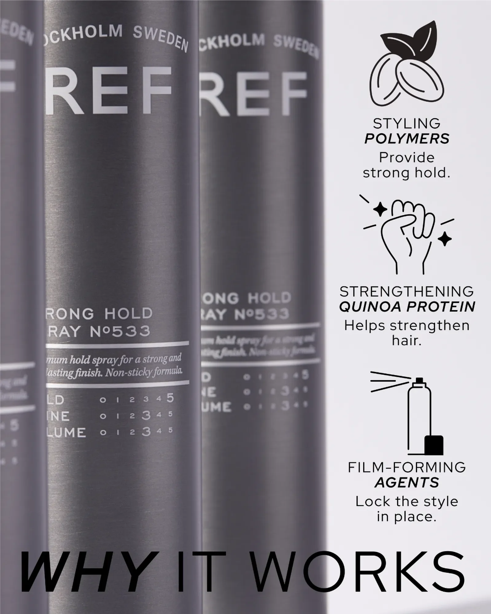 REF Strong Hold Spray N°533 300ml