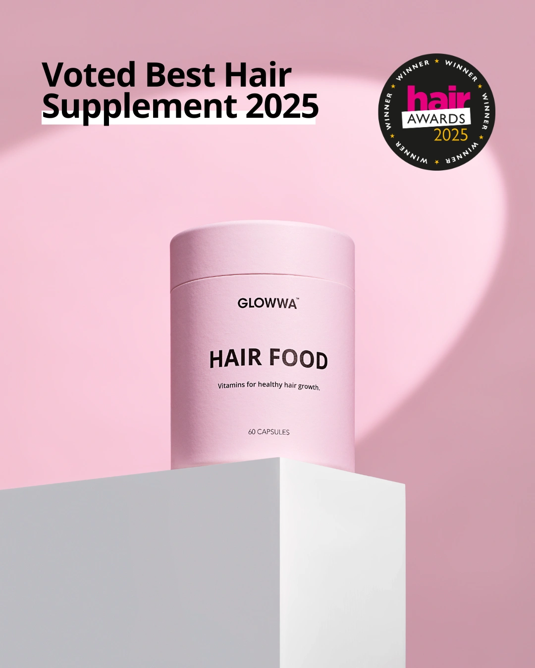 GLOWWA Hair Food Original 1 Month Supply
