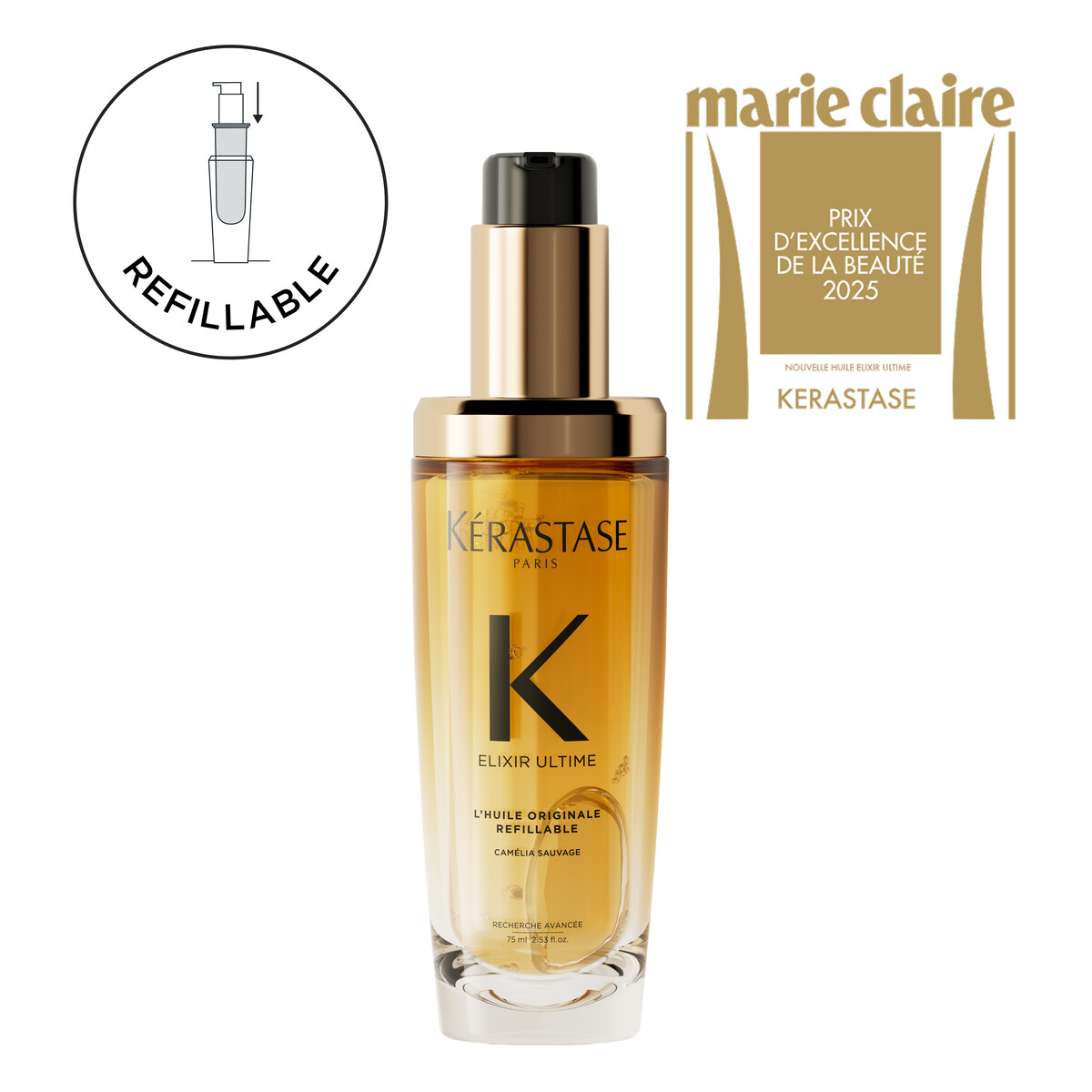 Kérastase Elixir Ultime Refillable Hair Oil 75ml