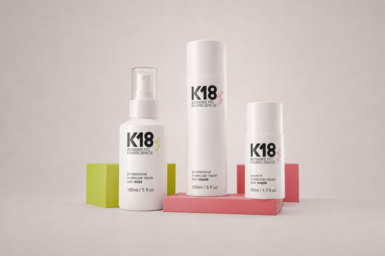 K18 molecular bond repair treatment result, Circles of Hair Perth