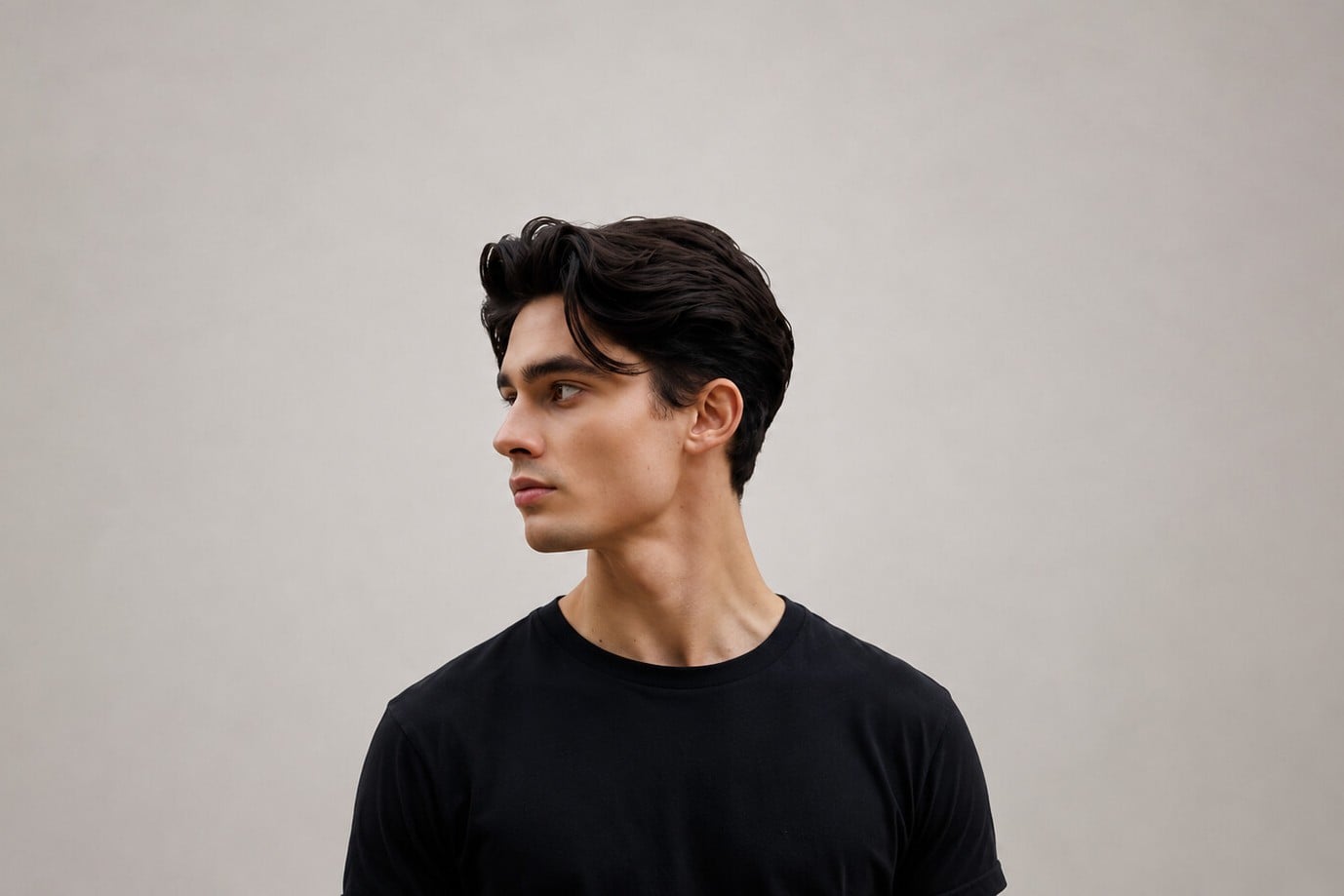 Men's precision haircut at Circles of Hair salon, Perth
