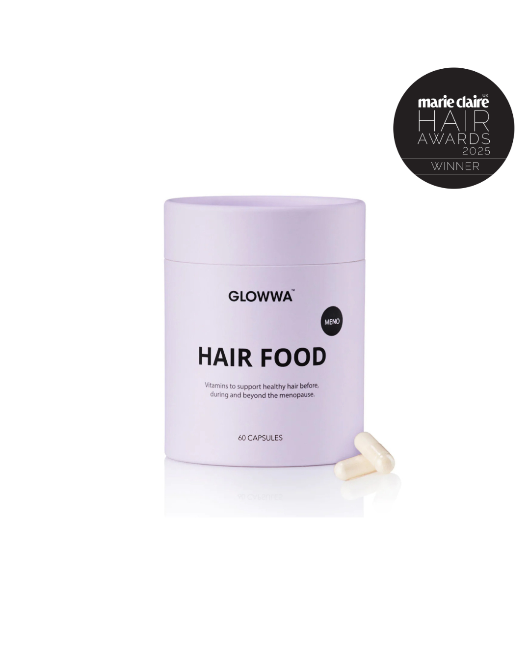 GLOWWA Hair Food MENO 1 Month Supply