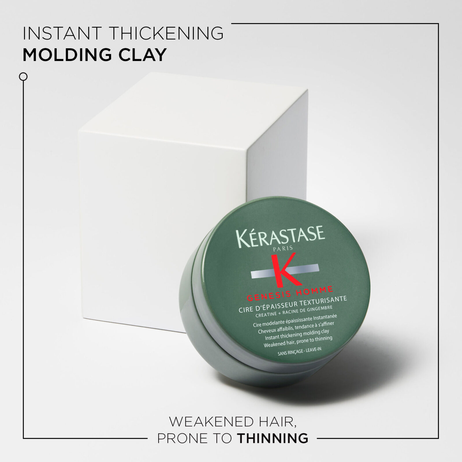 Kérastase Genesis Homme Light-Hold Styling Wax Pomade 75ml