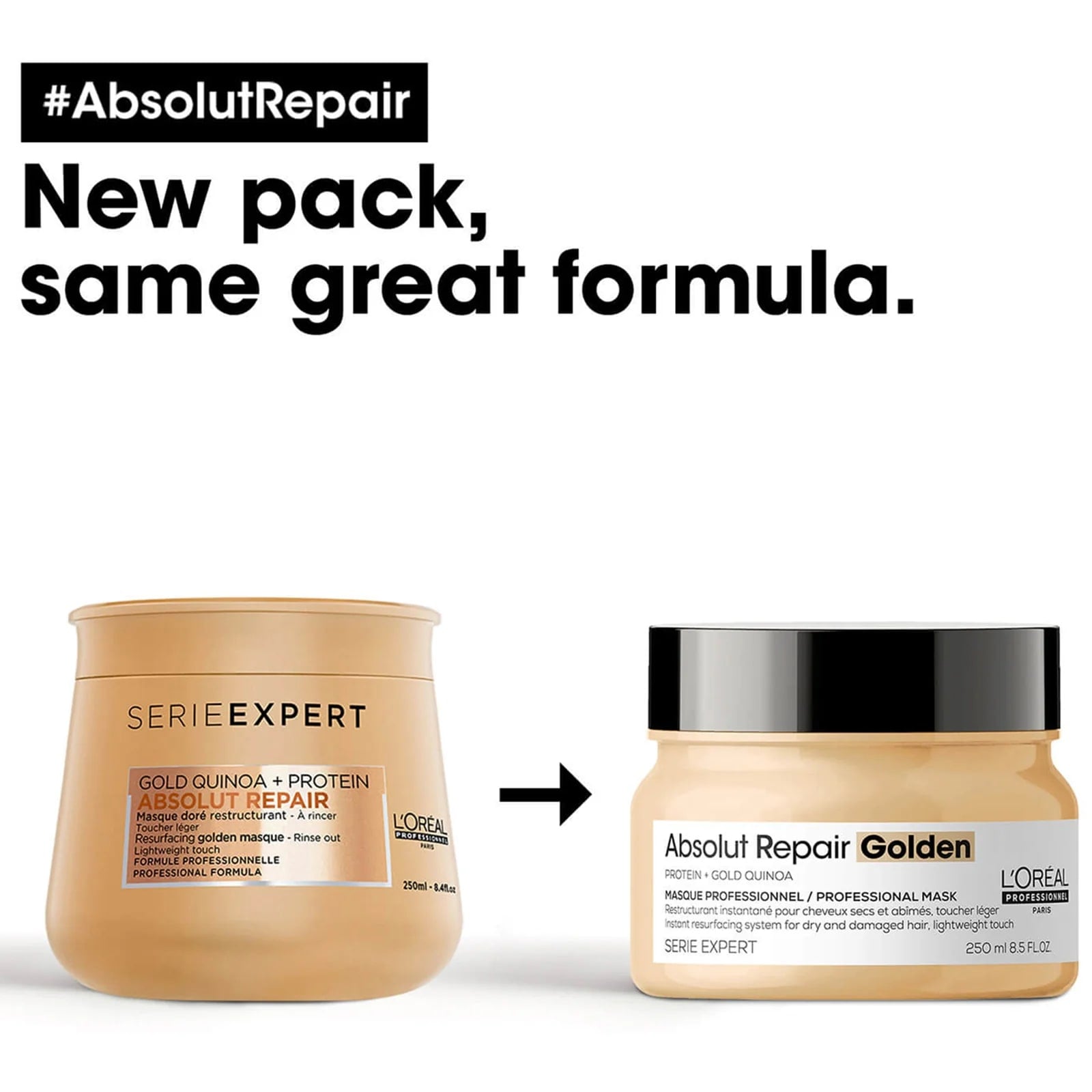 L'Oréal Professionnel Serie Expert Absolut Repair Gold Lightweight Masque 250ml