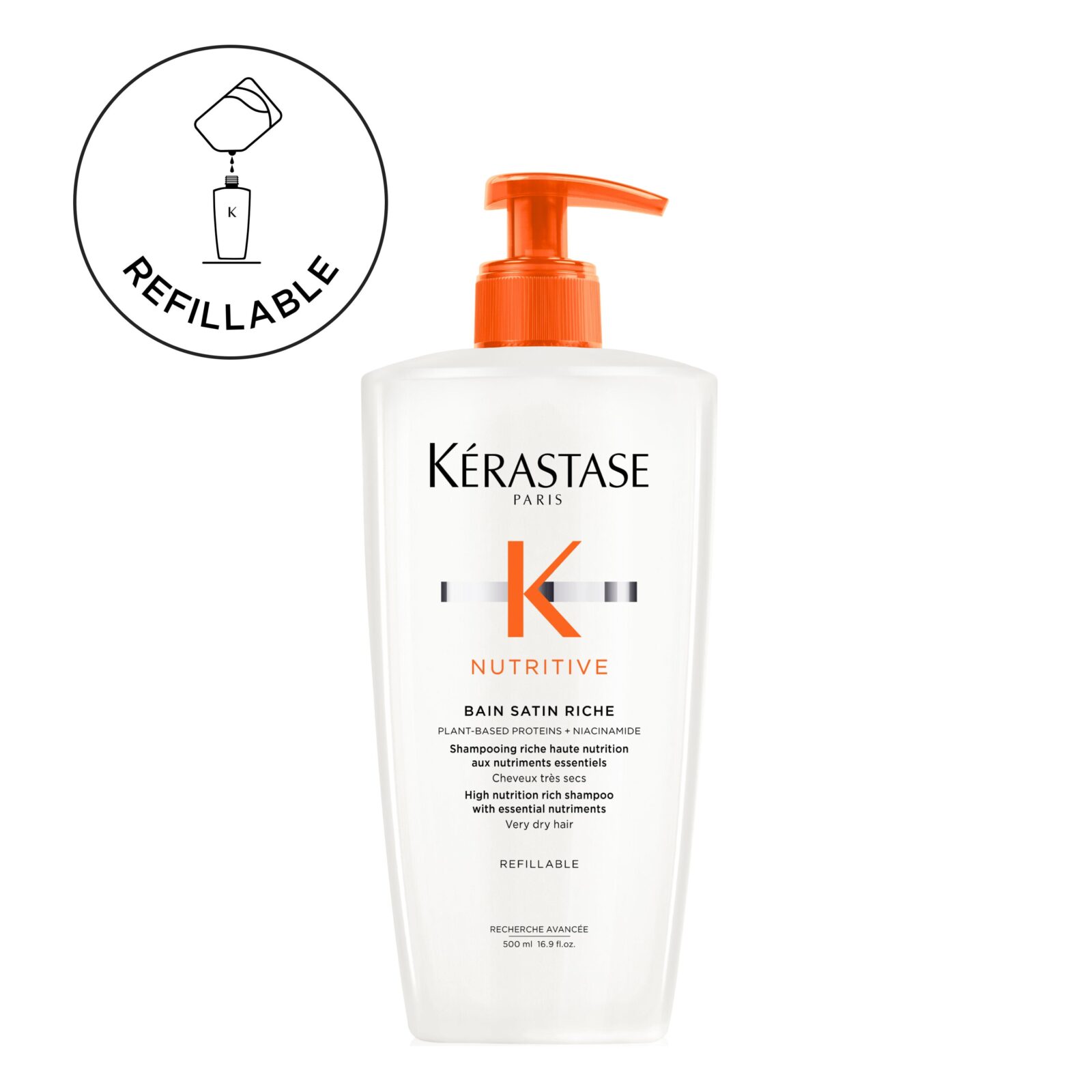 Kérastase Nutritive Bain Satin Riche Shampoo 500ml
