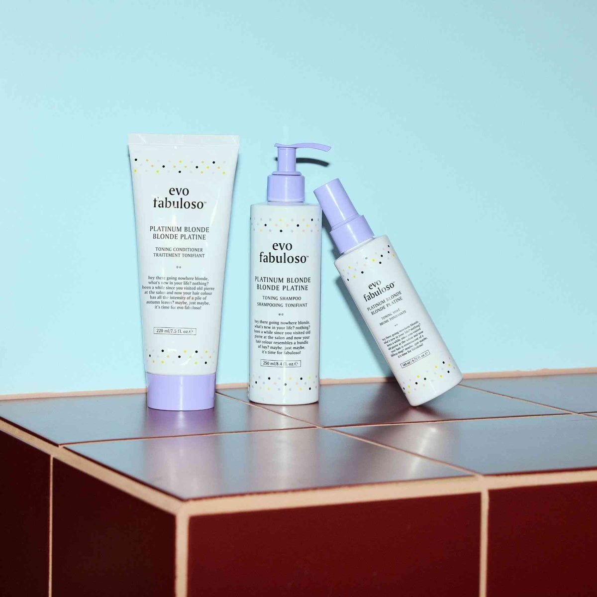 Evo Platinum Blonde Toning Shampoo 250ml