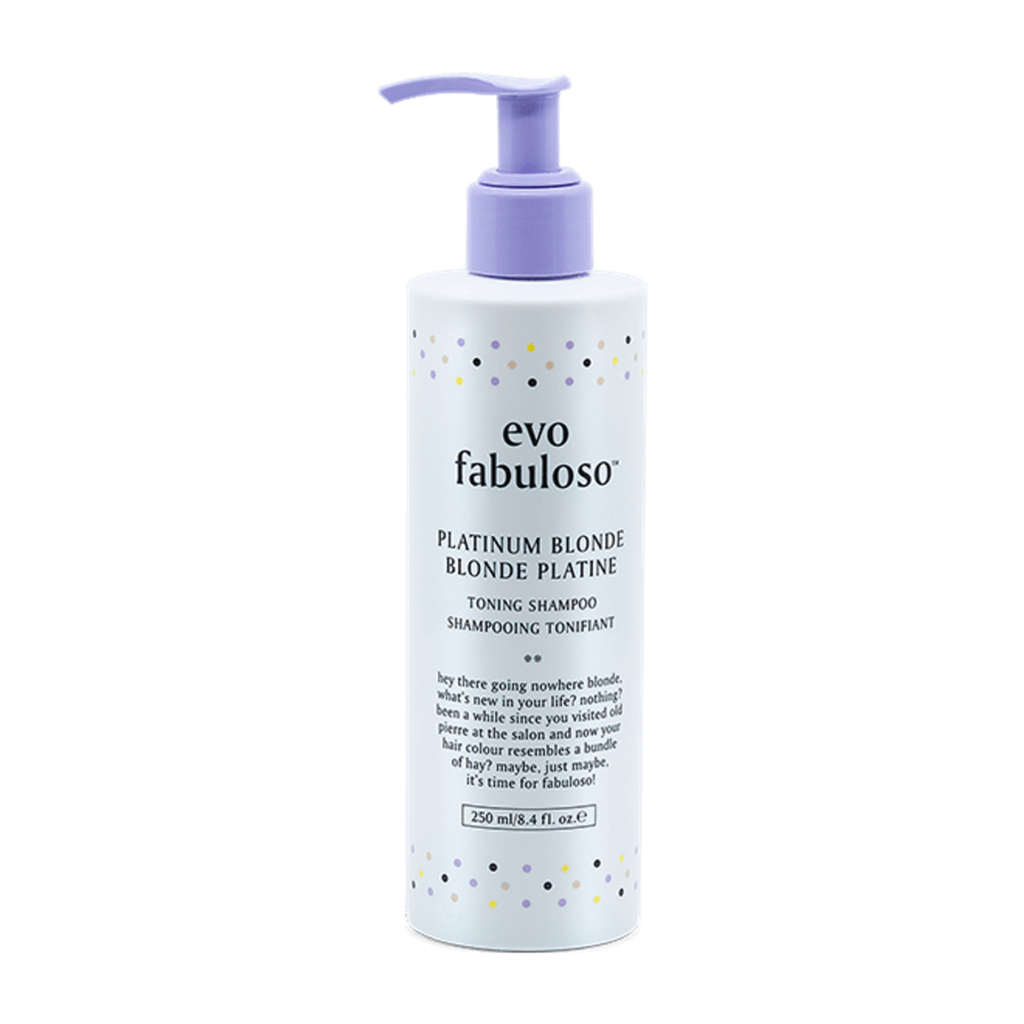 Evo Platinum Blonde Toning Shampoo 250ml