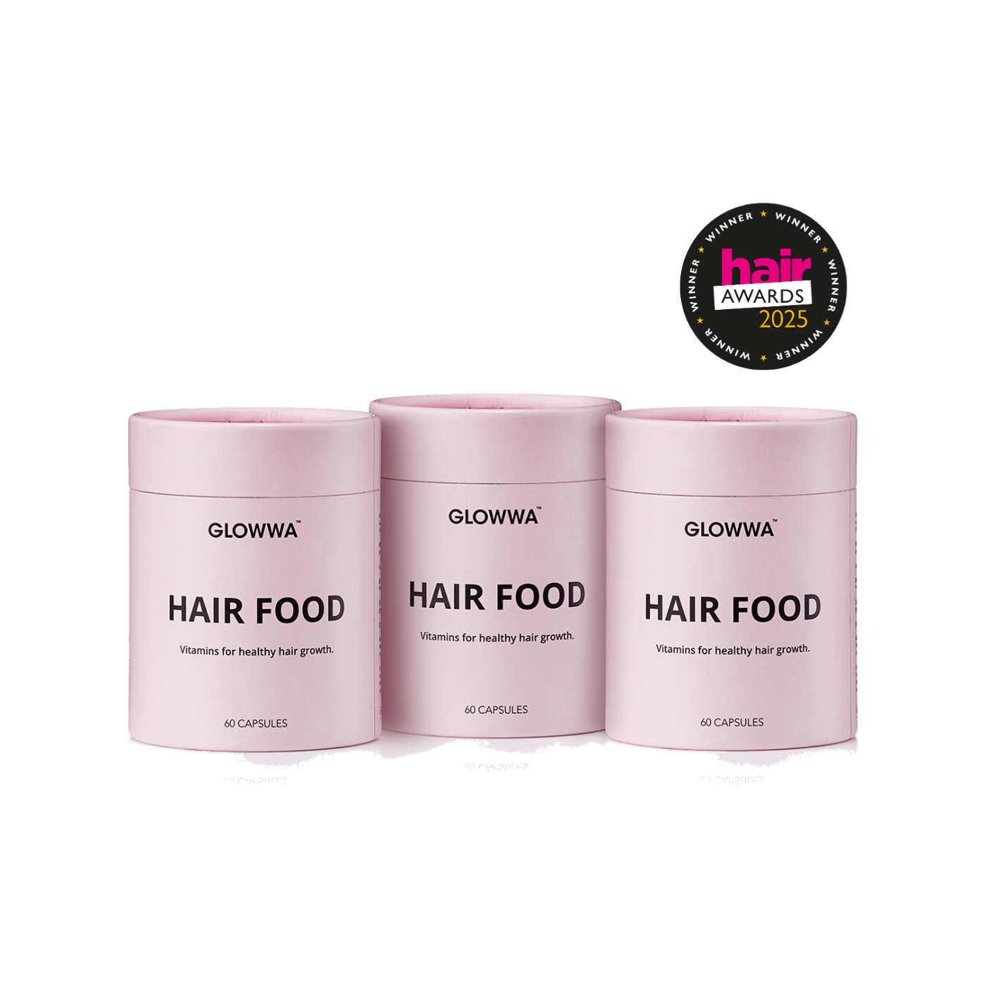 GLOWWA Hair Food Original 3 Month Supply