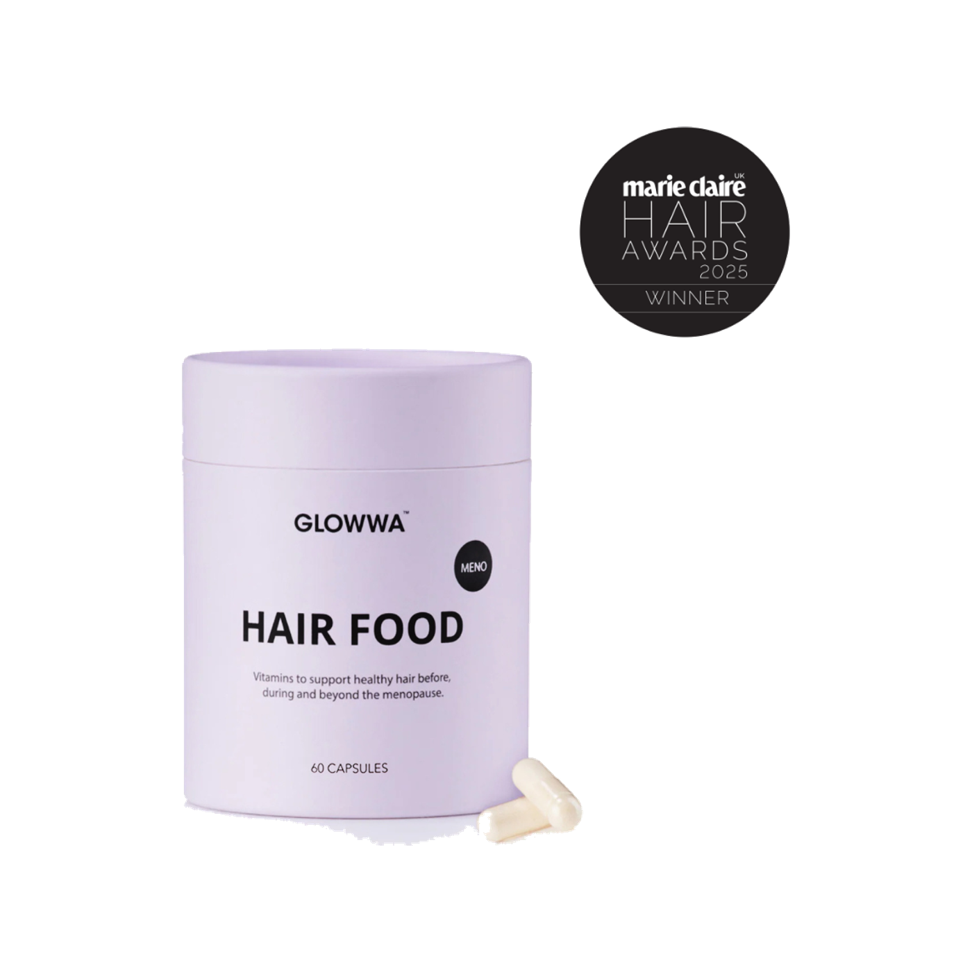 GLOWWA Hair Food MENO 1 Month Supply