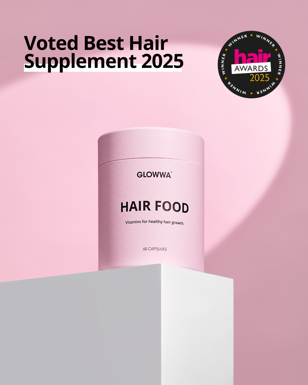 GLOWWA Hair Food Original 1 Month Supply