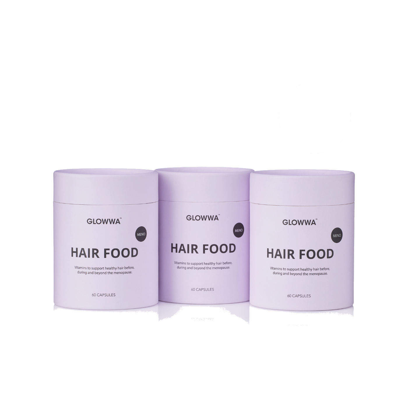 GLOWWA Hair Food MENO 3 Month Supply